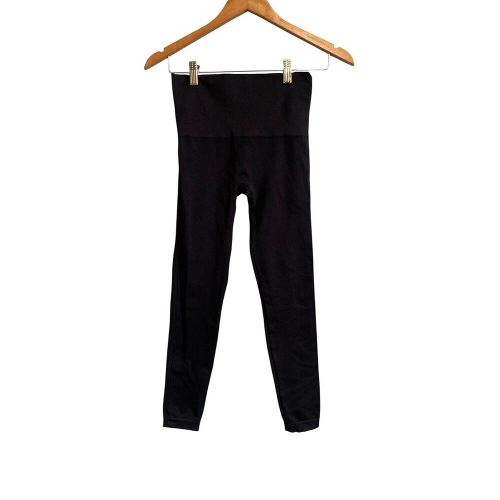 SPANX 7/8 Skinny Leggings Black Medium Active Athleticwear Yoga